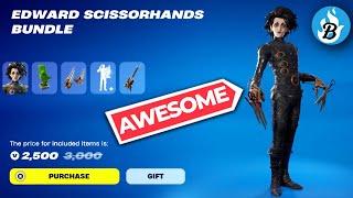 Edward Scissorhands is BACK in Fortnite Item Shop!