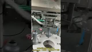 Automatic small neck bottle mouth aluminum foil sealing cutting machine