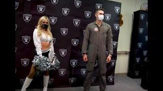 Raiderettes visit USO troops at Creech Air Force Base - September 2020