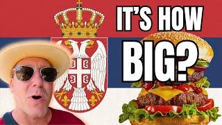 BELGRADE SERBIA FOOD : Can I EAT The BIGGEST Burger?