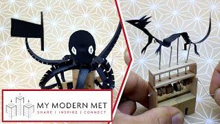 Whimsical Paper Machines by Federico Tobon