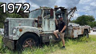 Abandoned Tow Truck, WILL IT START?