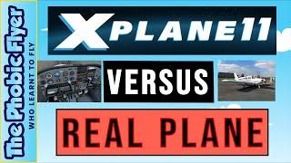 X-Plane 11 versus a Real Plane - The Phobic Flyer