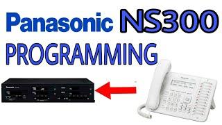 PANASONIC NS 300 | Programing from key phone 543| NS Series