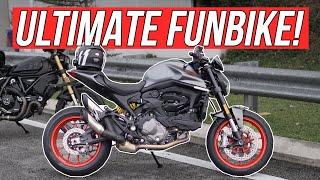 LEBIH 900cc TAPI RINGAN GILA...| 2022 DUCATI MONSTER FIRST RIDE | FEAT SCRAMBLER 1100 SPORT