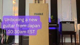 Quick Unboxing Stream from Japan! ( What you can expect if you order a guitar )