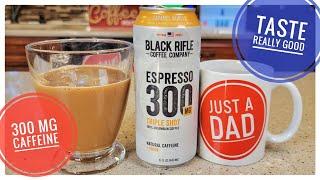 Taste Test Black Rifle Coffee Company Espresso 300mg Caffeine Triple Shot  Drink