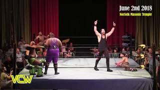 VCW - Big Sean Studd chokeslams Benjamin Banks - 06.02.18