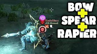 Why are u running? Bow/Spear/Rapier show + build - New World