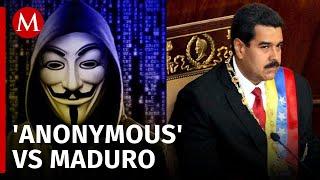 El grupo de hackers 'Anonymous' deshabilita 45 páginas que apoyaban el gobierno de Nicolás Maduro