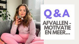 Q&A AFVALLEN, SPORTEN MET OF ZONDER QR CODE, MOTIVATIE