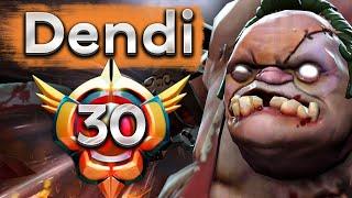 Денди на Пудже, похоже первая игра за день - Dendi Pudge 7.36 DOTA 2