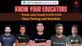 Know Your Educators | Team Let's Crack GATE Civil | GATE/ESE | Apoorv Mittal