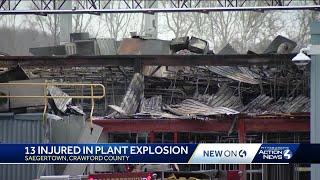 At least 13 people injured following massive explosion at Crawford County chemical plant