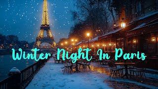 Cozy Cafe Space in Paris | Dark Academia Music for Winter Study Nights