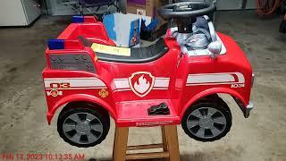 Dynacraft 6v Fire Truck Ride On