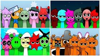 Sprunki Sprunk Tune VS Sprunki Retake Oren Virus VS Sprunki But Best #sprunki #cartoon