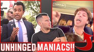 Vivek Ramaswamy INVADES DNC, HEATED Confrontations With Communists & Van Jones!