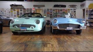 Early vs Retro Which would you choose? 1957 or 2003 Ford Thunderbird My Car Story with Lou Costabile