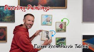 "Puzzling Paintings" Escape Room Puzzle Tutorial