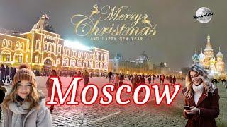 Moscow's Magical Christmas Lights: A Winter Wonderland Experience!