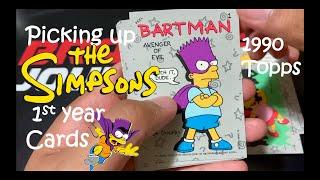 The Simpsons Trading Cards Topps 1990 First Year Appearance. Bart Simpson, Homer Simpson Non-Sports