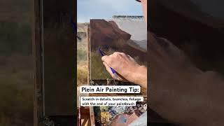 Plein Air Painting Tip -  demonstrated by Jacob Collins #pleinairpainting #oilpaintingtips