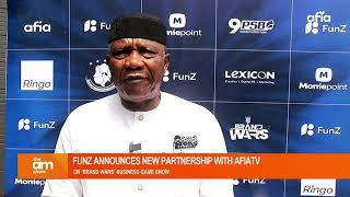 FUNZ PARTNERS with AFIA TV for NEW BUSINESS GAME SHOW: "BRAND WARS"