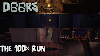 Roblox DOORS | The REAL 100% Run | No Deaths | All Floors