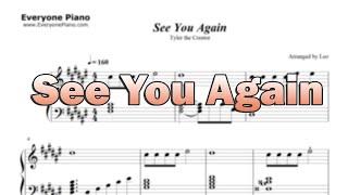 See You Again-Tyler the Creator -Sheet Music in the Intro