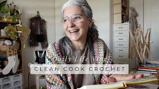 Clean, Cook, Crochet: Slow Living Amidst the Sirens | Daily Life Vlog