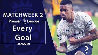 Every Premier League goal from 2020-21 Matchweek 2 | NBC Sports