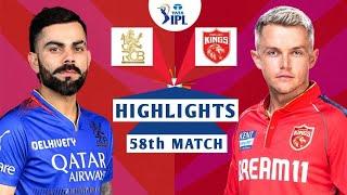 RCB vs PBKS 2024 Highlights #ipl2024 #virat kohli #rajat Patidar #Harshal Patel##