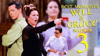 MOST-VIEWED Moments from Will & Grace Season 3! | Comedy Bites Vintage