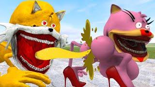 NEW SHIN SONIC TAPES LOVE STORY TAILS TAPES VS SONIC TAPES ORIGIN SAD STORY In Garry's Mod!