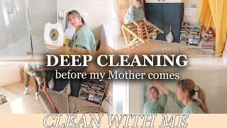 DEEP CLEAN WITH ME BEFORE MY MOTHER COMES | ALINA GHOST