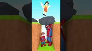 Who Will You Help? Hulk Family vs Spiderman Family Challenge! | Roblox 3D