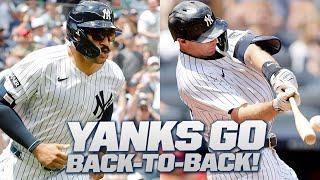 BACK-TO-BACK in The Bronx: Trent Grisham and Paul Goldschmidt go yard for the Yankees!