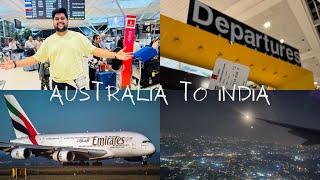 AUSTRALIA  TO INDIA  | MY FIRST TIME EXPERIENCE WITH EMIRATES ️|