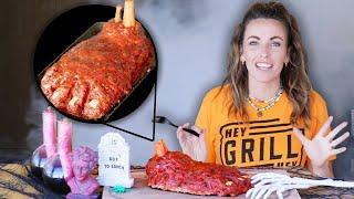 How to Make Easy Smoked Meatloaf Recipe | A Fun Halloween Tradition