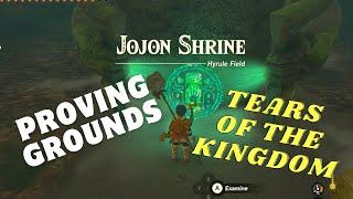 JOJON SHRINE LOCATION// PROVING GROUNDS//TEARS OF THE KINGDOM TUTORIAL
