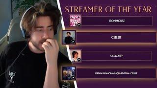 cellbit indicado DUAS VEZES no STREAMER AWARDS INTERNACIONAL