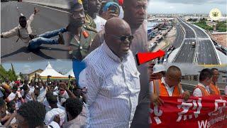 Nana Addo Storms Accra To Commission The Biggest FlyOver Interchange In West Africa