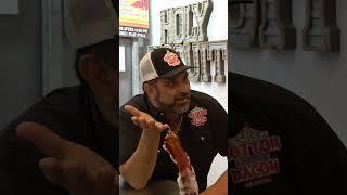 Cotton Candy Bacon On A Stick Is Something You'd Only Find At The State Fair Of Texas
