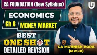 Money Market One Shot Marathon | Economics Chp 8 | CA Foundation | CA Mohnish Vora | MVSIR