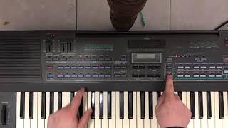 Casio CZ 2000s Synth.  Casio's prosumer synthesizer line of the 1980s sounds and overview