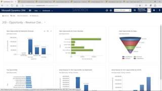 CRM for Manufacturing Demo featuring "Dashboards"