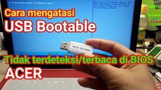 Cara Atasi USB Bootable Tidak terdeteksi di BIOS/Bootable USB Not detected in BIOS