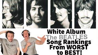 Ranking The Beatles - White Album Song Rankings from WORST TO BEST!