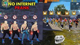 NO INTERNET PRANK | FREE FIRE FUNNY GAMEPLAY | NADIYA FF